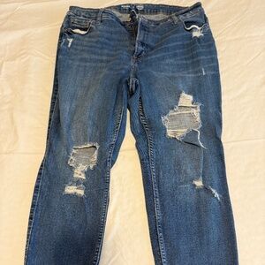 Old Navy Ripped Super Skinny Jeans